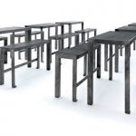 Столики и скамьи для открытого кафе из коллекции Gamme Bistro, REICHENBERG- WEISS