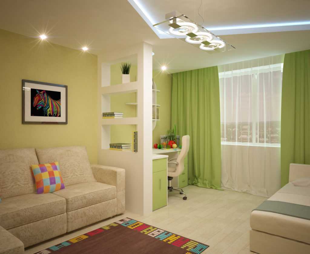 Дизайн спальни-гостиной 18 кв. м: зонирование и интерьер в одной комнате - MrDoors