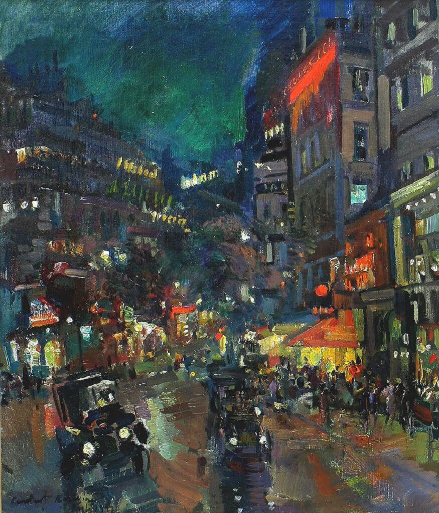 онстантин Коровин. «Ночной Париж», 1923 г., холст, масло 